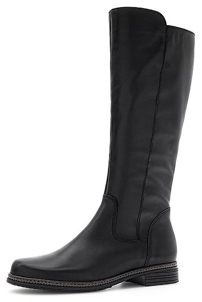 Gabor Stiefel, Blockabsatz, Langschaftstiefel mit dezenten Ziernähten günstig online kaufen