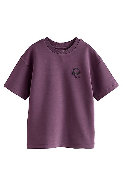Next Print-Shirt Kurzarm-T-Shirt aus schwerem Material günstig online kaufen
