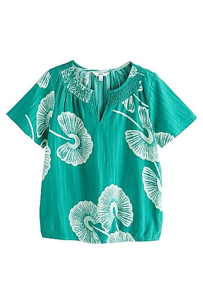 Next T-Shirt Kurzärmeliges Oberteil mit Ballonsaum (1-tlg) günstig online kaufen