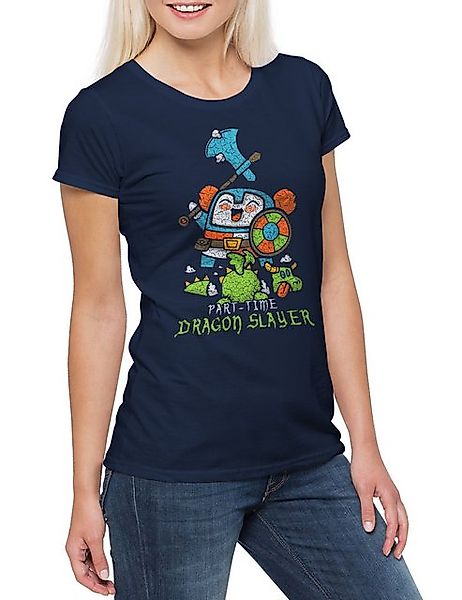 Urban Backwoods Print-Shirt Part Time Dragon Slayer Damen T-Shirt Dungeons günstig online kaufen