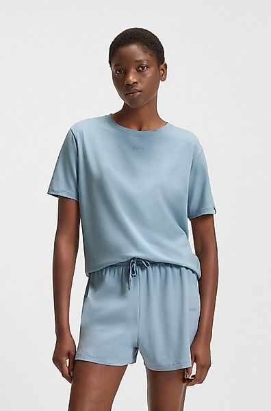 BOSS T-Shirt CI_T-Shirt mit BOSS Logo-Schriftzug & Label günstig online kaufen