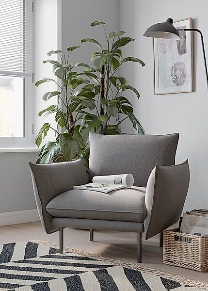 andas Sessel »Stine Cocktailsessel«, Besonderes Design durch Kissenoptik un günstig online kaufen