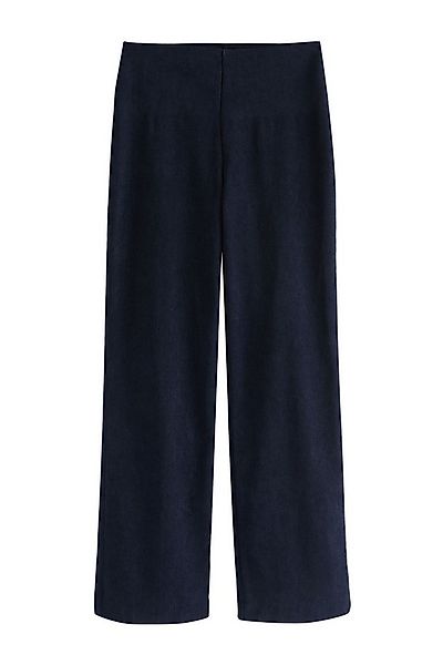 Next Palazzohose Hose mit weitem Bein aus Glattcord, Kurzgröße (1-tlg) günstig online kaufen