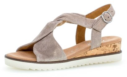 Gabor GENUA Keilsandalette, Sommerschuh, Sandale, Keilabsatz, günstig online kaufen
