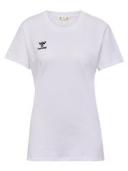 hummel T-Shirt Rundhalsausschnitt gesticktes Logo Regular günstig online kaufen