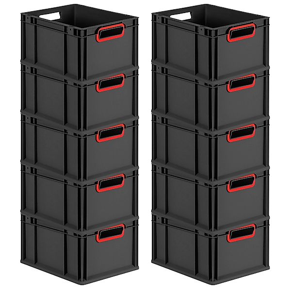 PROREGAL SparSet 10x Eurobox Nextgen Color HxBxT 22x30x40cm 20 Liter Griffe günstig online kaufen