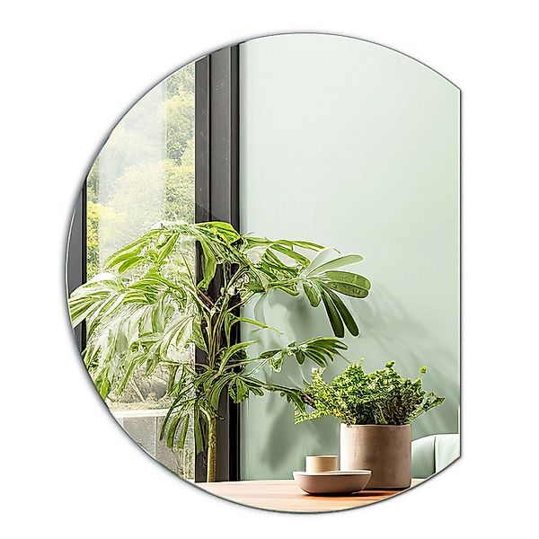 Tulup Wandspiegel Spiegel Angeschnitten Rund 74x90 cm Wandspiegel Abgeschni günstig online kaufen