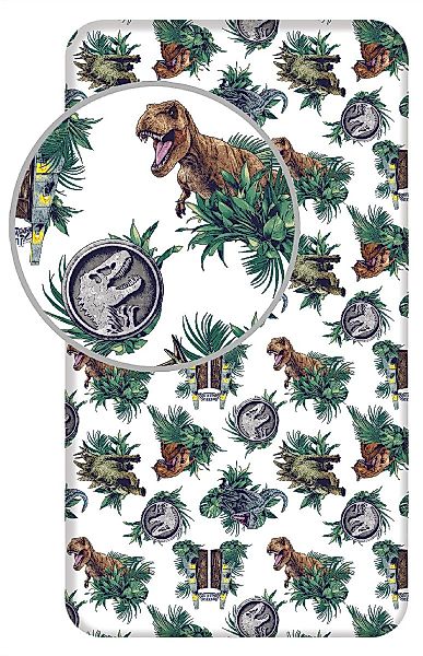 Jurassic World Spannbettlaken Jurassic World, Renforcé, günstig online kaufen