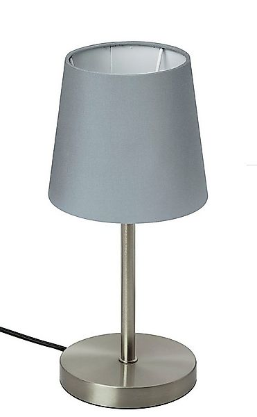 TRANGO LED Tischleuchte, 2017-08GL LED Nachttischlampe *GREY* Tischleuchte günstig online kaufen