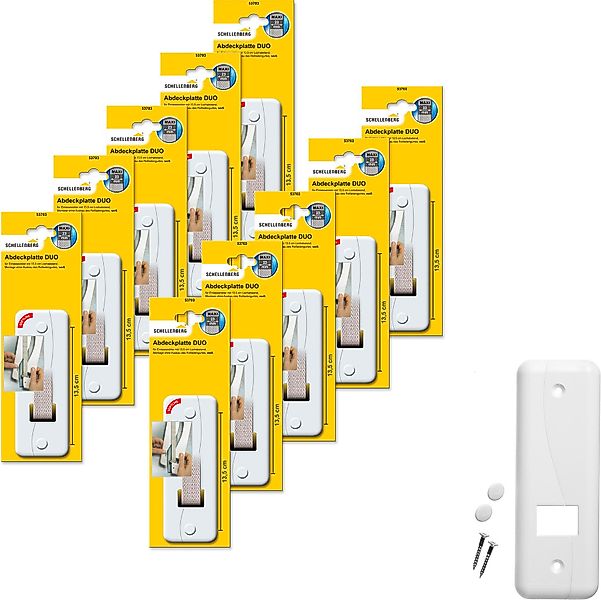 SCHELLENBERG Gurtwickler-Abdeckplatte Duo Maxi, 13,5 cm günstig online kaufen