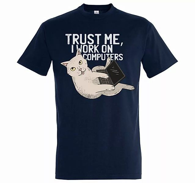 Youth Designz T-Shirt "Trust Me, I Work On Computers" Herren Shirt mit tren günstig online kaufen