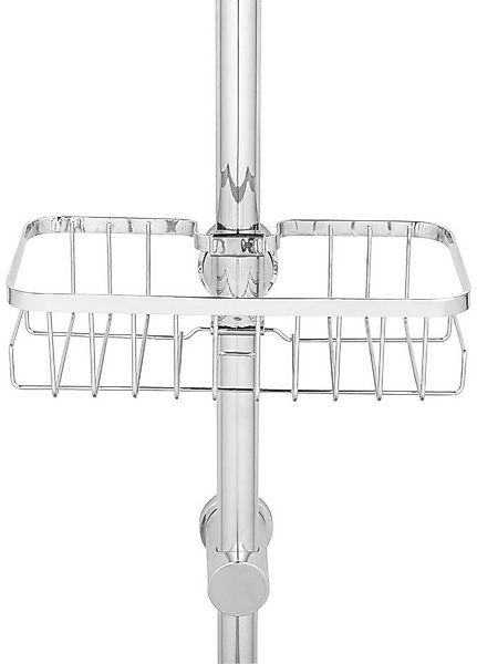 WENKO Duschablage Duschstangencaddy Floresta Eckig, Anbringung ohne Bohren günstig online kaufen