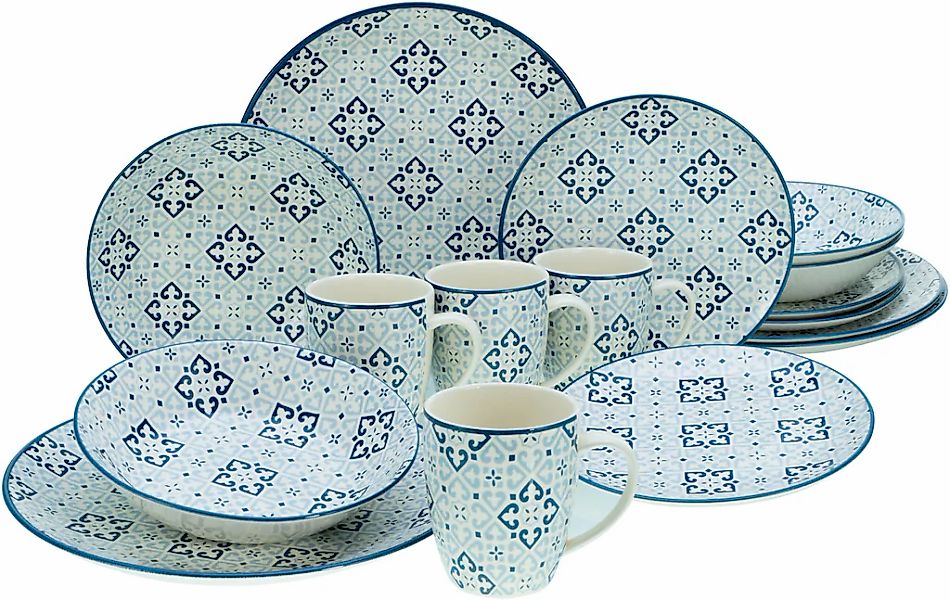 CreaTable Kombiservice "Yara" orientalisch mediterraner Stil günstig online kaufen