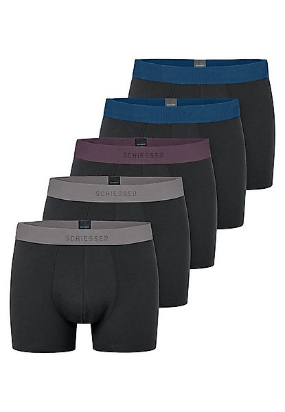 Schiesser Boxershorts 95/5 Multipacks (5er Pack) ohne Eingriff, angenehm we günstig online kaufen