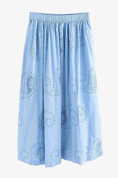 Next Midirock Midirock mit Paisley-Muster und Stickerei (1-tlg) günstig online kaufen