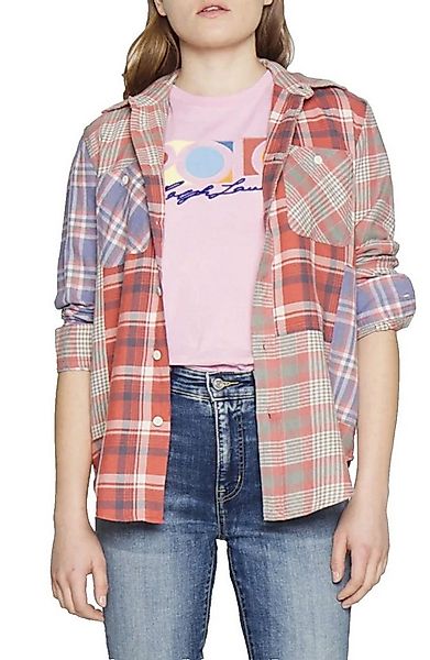 Polo Ralph Lauren Langarmhemd Damen Georgia Cotton Twill Check Shirt Karier günstig online kaufen