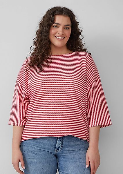 s.Oliver 3/4-Arm-Shirt T-Shirt Gestreiftes T-Shirt im günstig online kaufen