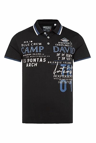 CAMP DAVID Poloshirt mit Logo Artworks günstig online kaufen