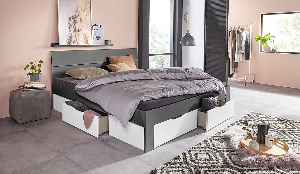 rauch Bett Einzelbett Doppelbett Stauraum FLEXX Breiten 90/140/180 cm, Einz günstig online kaufen