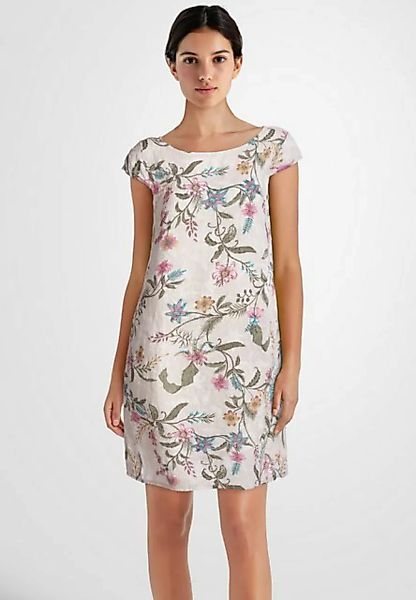 PEKIVESSA Sommerkleid Leinenkleid knielang kurzarm (Einzelartikel, 1-tlg) m günstig online kaufen