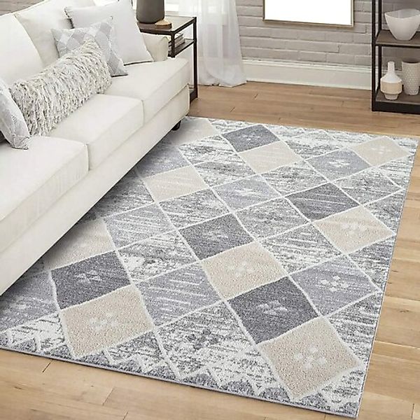 Carpet City Teppich »FLAIR179«, rechteckig, 11 mm Höhe, Kurzflor-Teppich, S günstig online kaufen