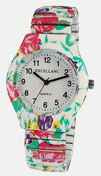 Excellanc Quarzuhr 1700080 mit Edelstahlzugarmband, Mineralglas günstig online kaufen