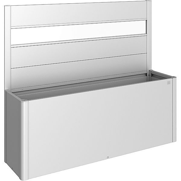 Biohort Sichtschutz Pflanzbeet Belvedere m. Acrylglas Gr. 200 Silber-Metall günstig online kaufen