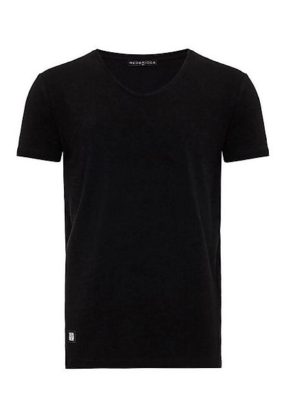 RedBridge T-Shirt mit V-Ausschnitt Weiches Basic-Shirt günstig online kaufen