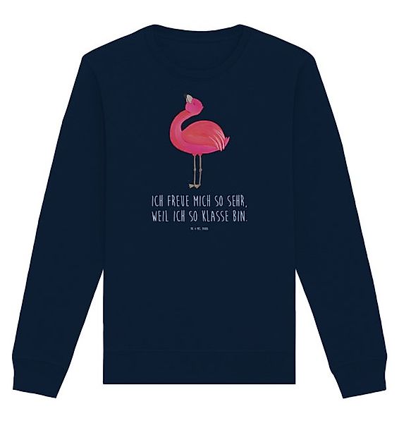 Mr. & Mrs. Panda Longpullover Flamingo Stolz Größe L - French Navy - Gesche günstig online kaufen