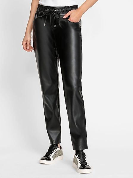 Witt Jerseyhose Lederimitat-Hose Innenbeinlänge ca. 74 günstig online kaufen