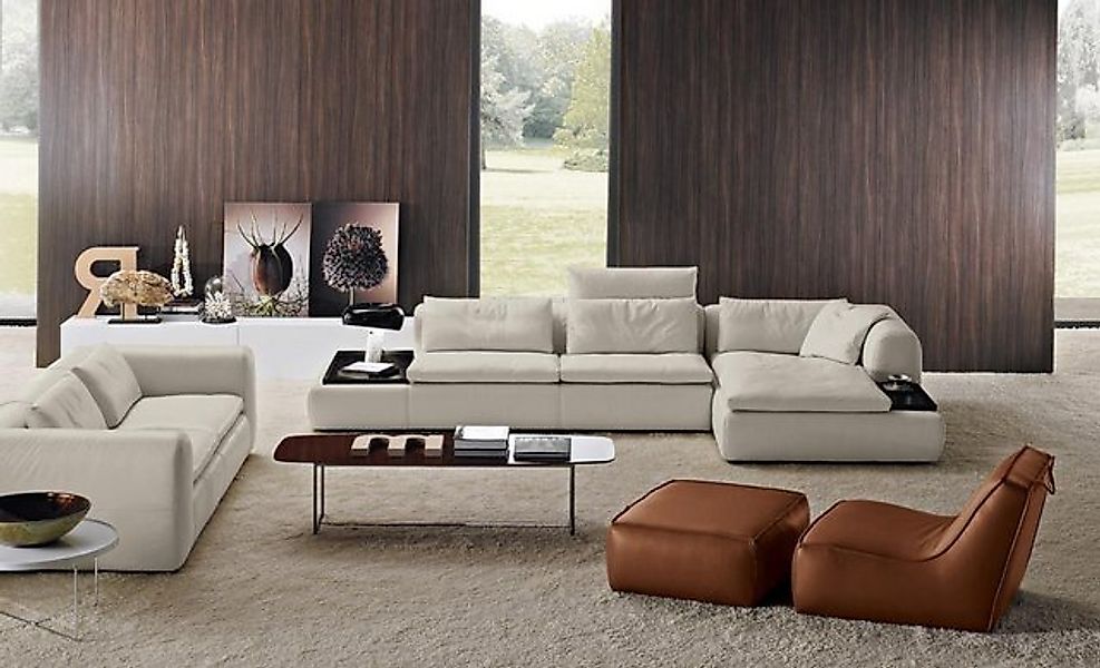 Xlmoebel Ecksofa Luxus Ledercouch Ecksofa für das Wohnzimmer in L-Form mit günstig online kaufen