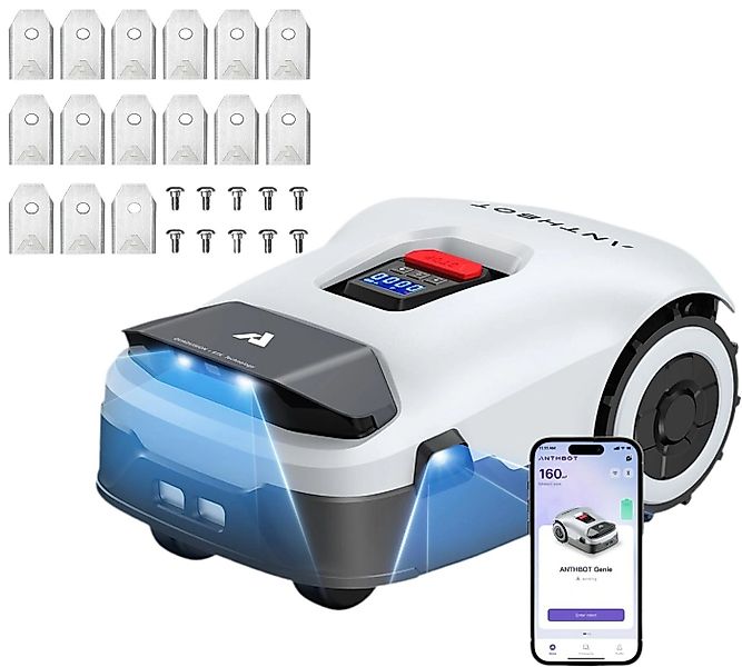 ANTHBOT Rasenmähroboter ANTHBOT Genie 600, bis zu 900m², bis 900 m² Rasenfl günstig online kaufen