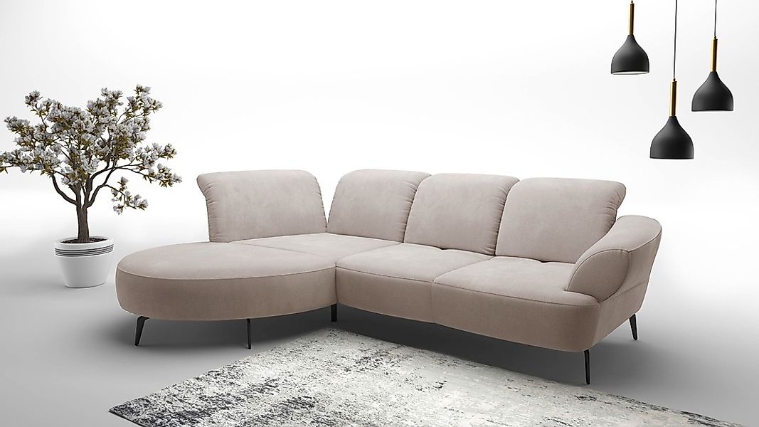 sit&more Ecksofa "Dance, L-Form, inkl. Sitztiefenverstellung" inkl. Click&S günstig online kaufen