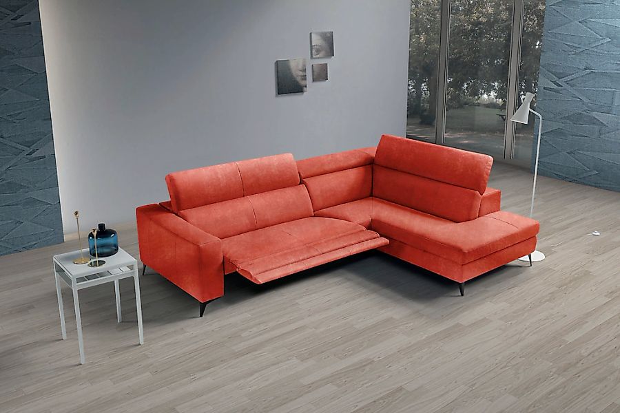 Egoitaliano Ecksofa "Edith, Designsofa mit hohem Sitzkomfort, L-Form" inkl. günstig online kaufen