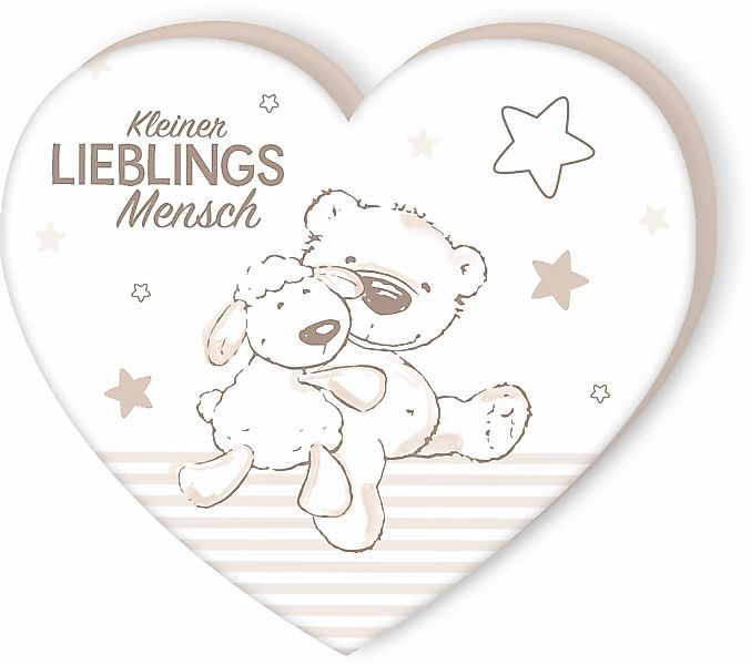 Baby Best Dekokissen "Kleiner Lieblingsmensch" hochfarbig bedruckt günstig online kaufen