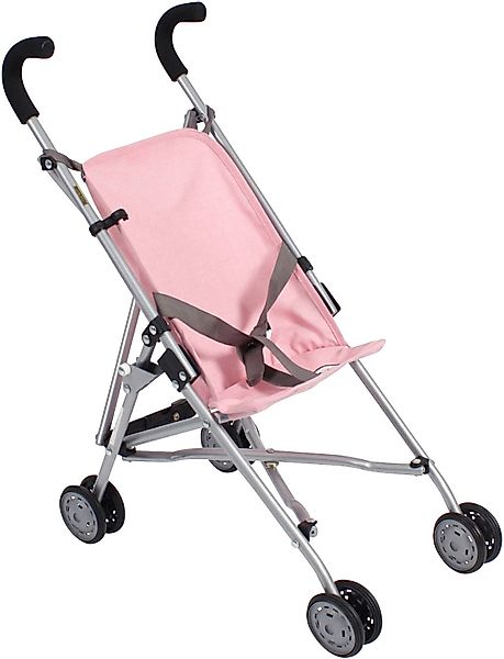 CHIC2000 Puppenbuggy Roma, Melange rosa günstig online kaufen