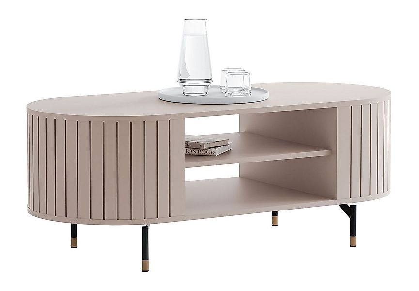 Lookway Couchtisch ELODIE mit Ablage – modern, elegant & funktional (1x Cou günstig online kaufen