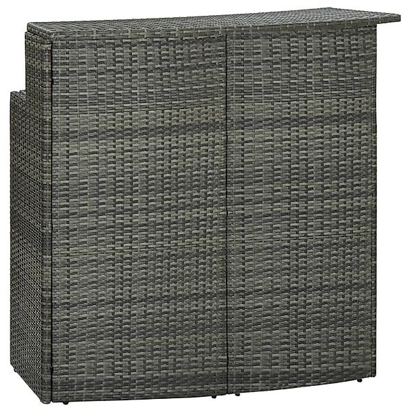 vidaXL Gartentisch Garten-Bartisch Grau 120x55x110 cm günstig online kaufen