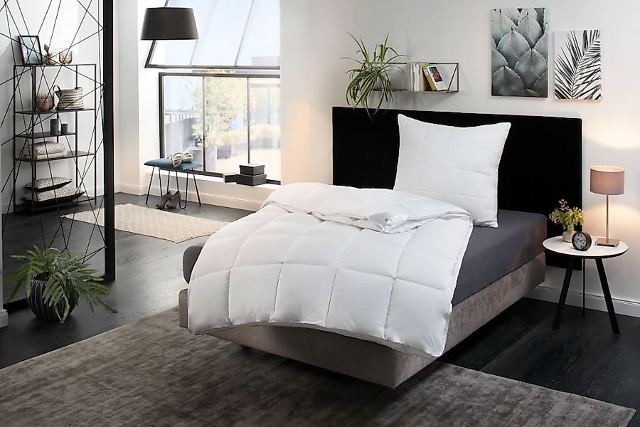 RIBECO Kunstfaserbettdecke "Isabel" 4-Jahreszeiten 1 Stk. tlg. Luxus Daunen günstig online kaufen