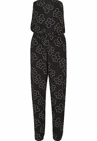 URBAN CLASSICS Jumpsuit "Urban Classics Damen Ladies Viscose Bandeau Jumpsu günstig online kaufen