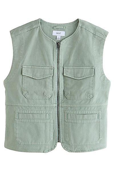 Next Steppweste Utility-Gilet aus 100 % Baumwolle (1-tlg) günstig online kaufen