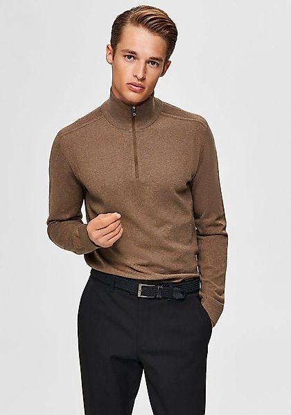 Selected Troyer SLHBERG HALF ZIP CARDIGAN günstig online kaufen