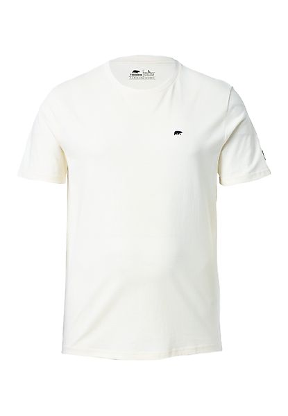 FORSBERG T-Shirt T-Shirt mit kleinem Gummi-Patch günstig online kaufen
