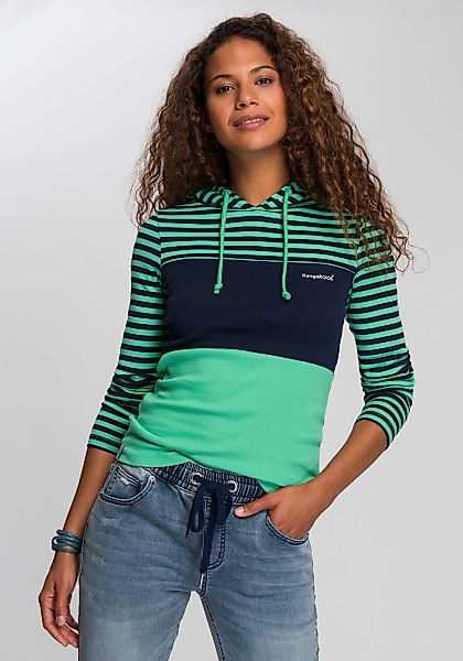 KangaROOS Kapuzenshirt Langarm, sehr figurbetont, mit günstig online kaufen