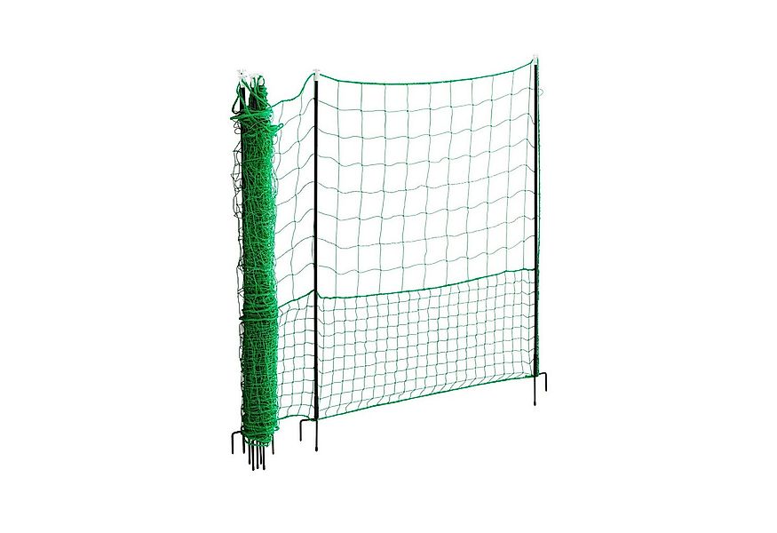 Wiesenfield Hühnerzaun 15 m x 125 cm Mobiler Geflügelzaun Geflügelnetz Hühn günstig online kaufen