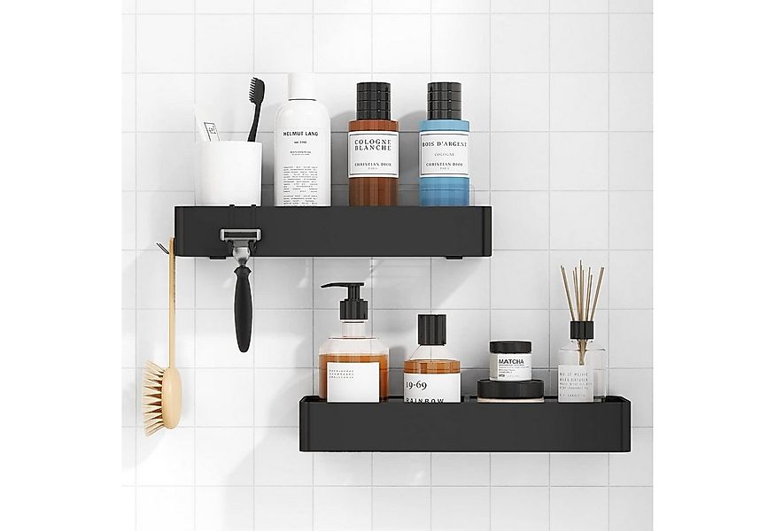 POPOLIC Duschablage 2 Stück rostfreie Badezimmer Organizer,Duschkorb ohne B günstig online kaufen