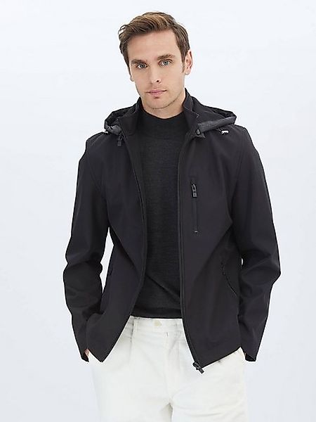 KİP Winterjacke Schwarze Gewebemantel günstig online kaufen