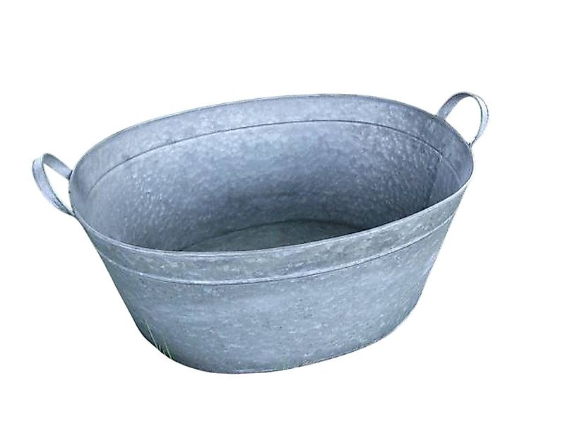 Deko-Impression Pflanzkübel Zinkwanne, Pflanztopf, Zinkbottich, Blumentopf, günstig online kaufen
