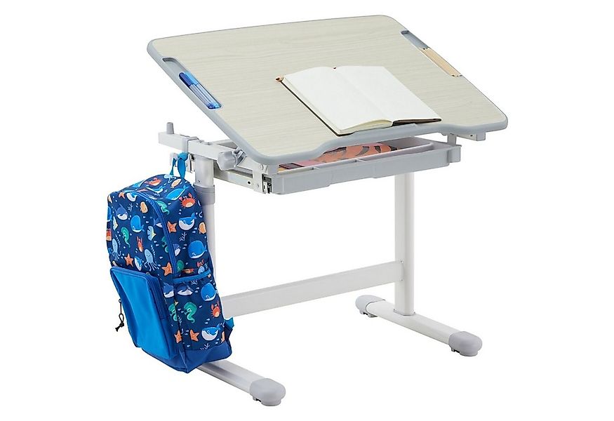 CARO-Möbel Kinderschreibtisch VITA, Kinderzimmer Schreibtisch neigbar Schub günstig online kaufen