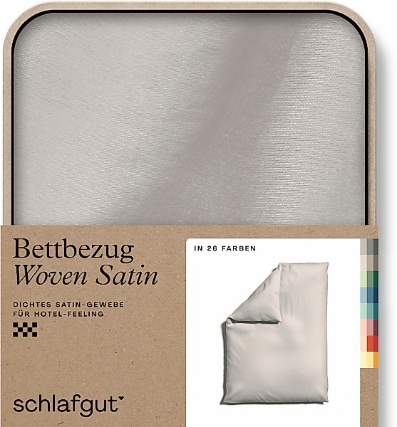 Schlafgut Bettbezug "Woven Satin" besonders dicht gewebt, Mix & Match: pass günstig online kaufen